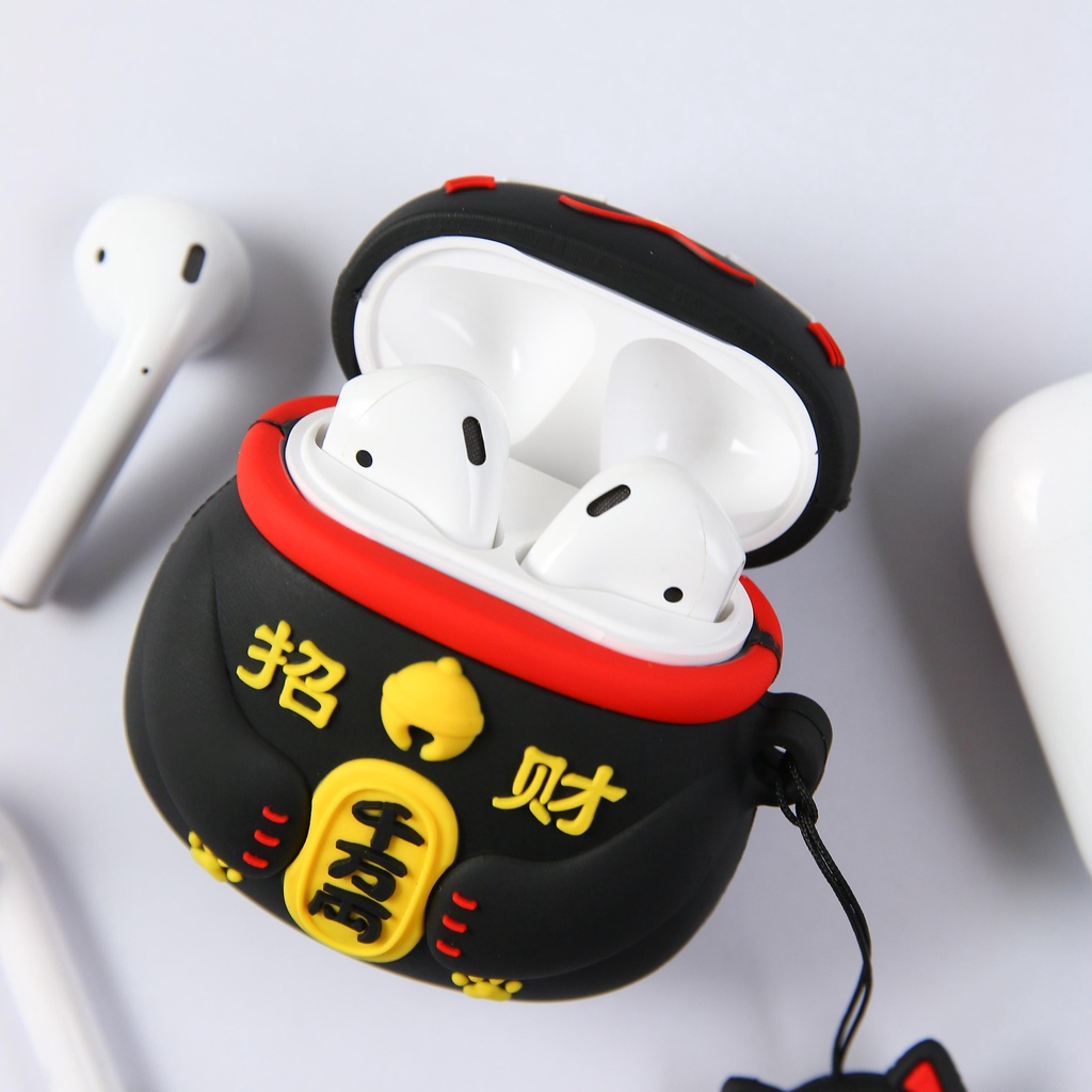 Vỏ bọc bảo vệ case tai nghe bluetooth airpod hình dễ thương dòng ốp dày loại 1- Giao đúng mẫu