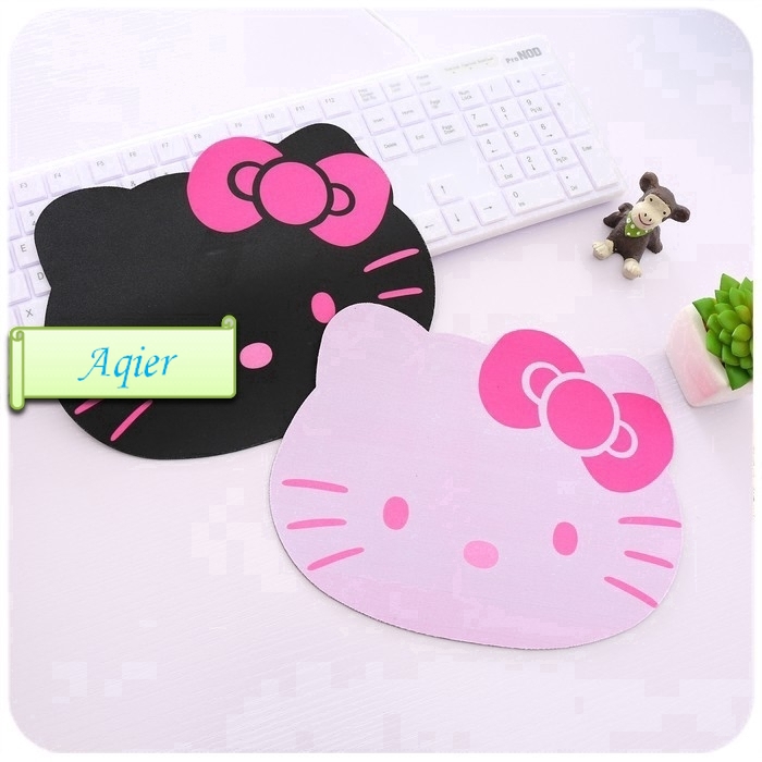 Miếng Lót Chuột Hình Hello Kitty Màu Hồng Dễ Thương