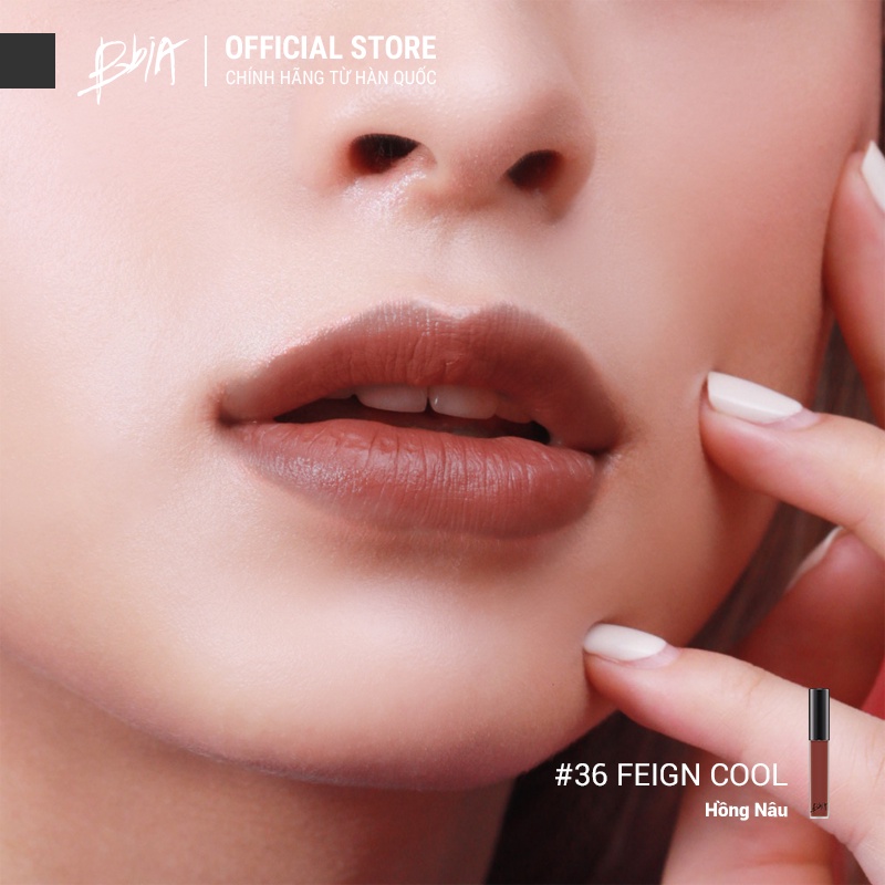 Son kem lì Bbia Last Velvet Lip Tint Version 8 - 36 Feign Cool 5g - Bbia Official Store