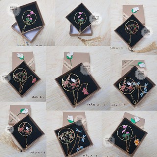 Bookmark chặn sách kim loại  hình quạt