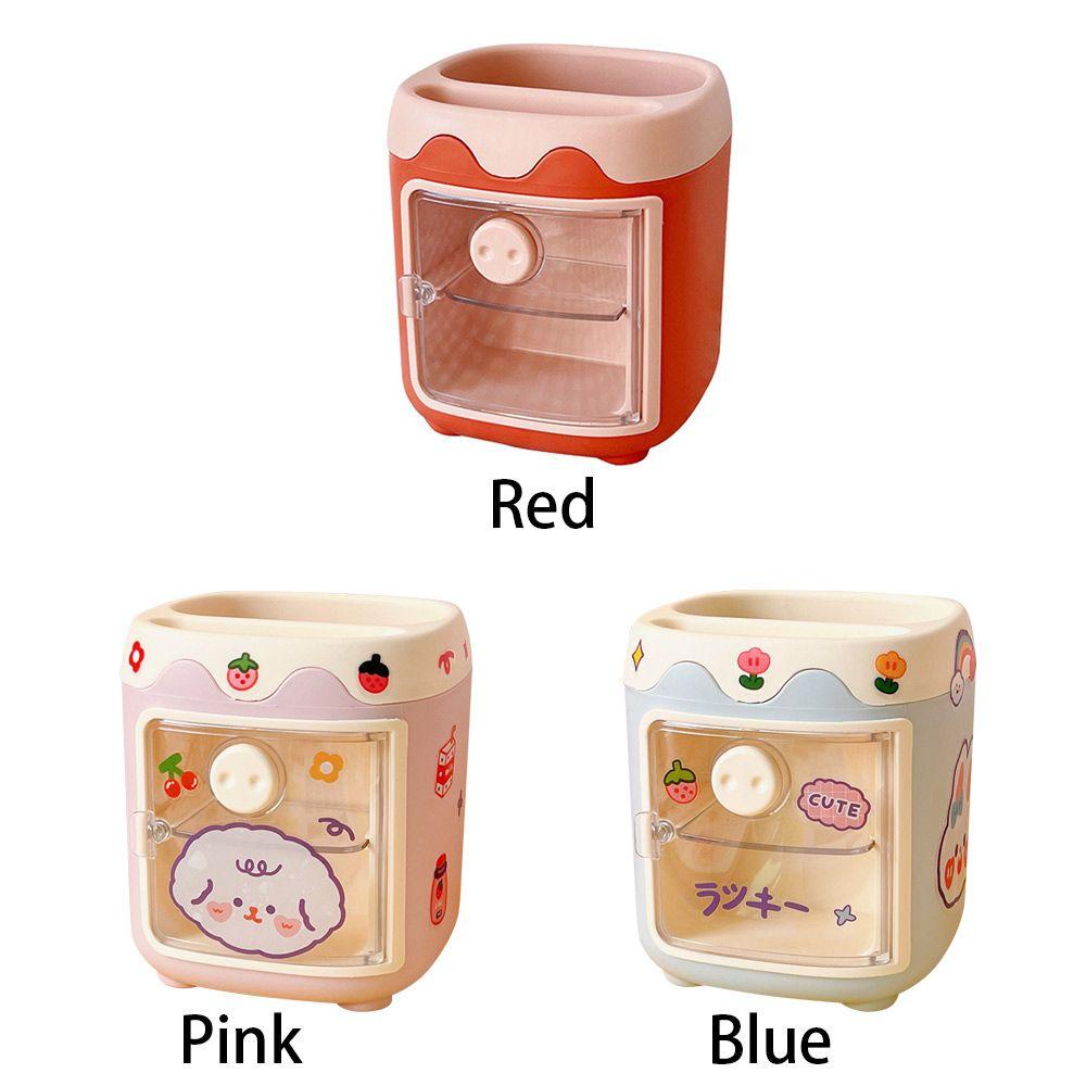 CHOOKEY Giá Đỡ Bút Hai Ngăn Đa Năng Sắp Xếp Gọn Gàng
