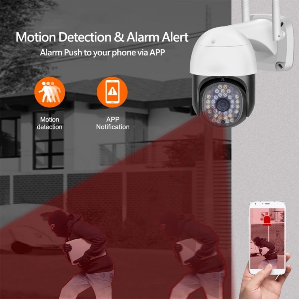 CAMERA APP YOOSEE WIFI NGOÀI TRỜI 1080p CHỐNG NƯỚC ,QUAY ĐÊM CÓ MÀU - BẢO HÀNH 12 THÁNG