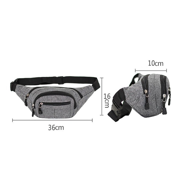 Túi đeo chéo nam , túi bao tử mini vải Canvas phong cách Streetwear đường phố TC99 | BigBuy360 - bigbuy360.vn