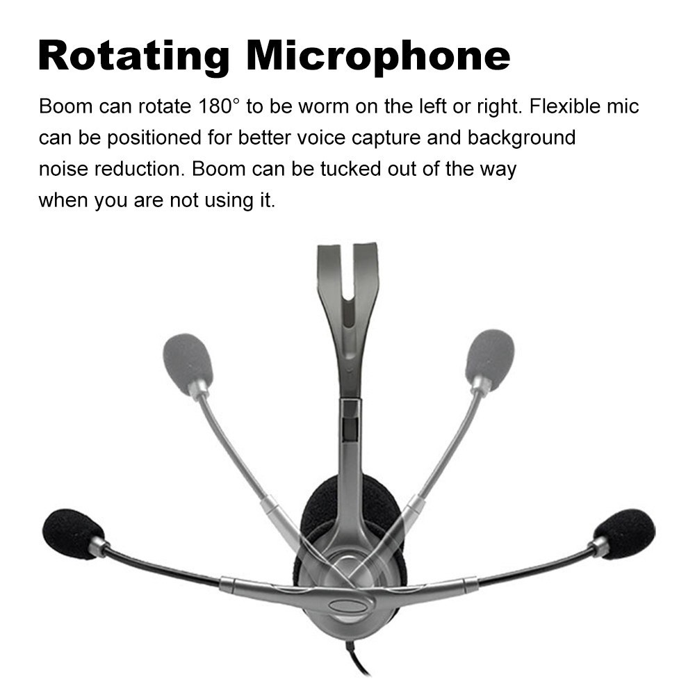 Tai Nghe Logitech H110 H111 Có Dây Chuẩn 3.5mm Âm Thanh Sống Động | BigBuy360 - bigbuy360.vn