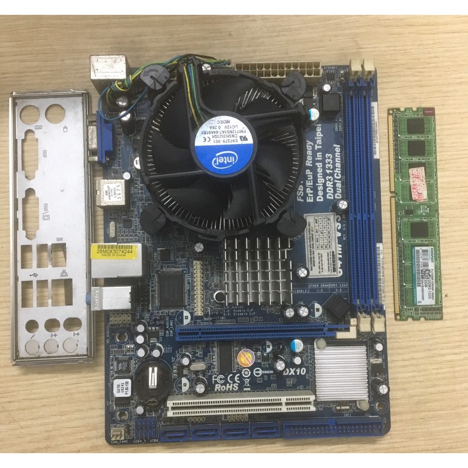 Combo main Asrock G41 + CPU E8400 + Ram 4Gb + Quạt + Fe | WebRaoVat - webraovat.net.vn