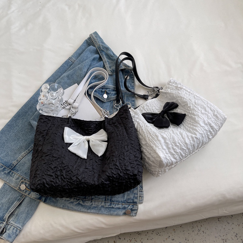 Túi Xách Nữ Cỡ Lớn Màu Sắc Tương Phản Thời Trang