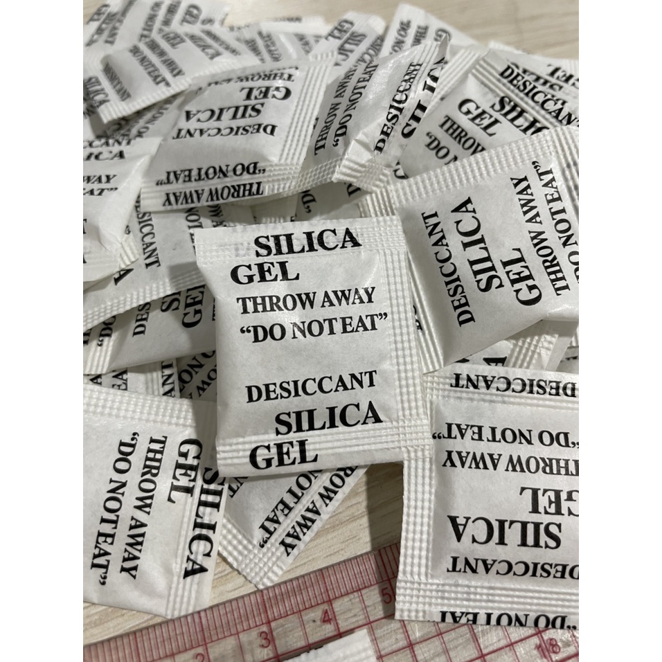 Gói hút ẩm 1gr chữ đen[1kg][giá sỉ]