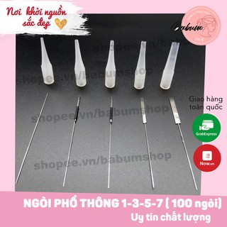 100 ngòi phổ thông 1 - 3 - 5 - 7, ngòi dành cho các máy phổ thông, máy rồng, máy idm, máy zenka