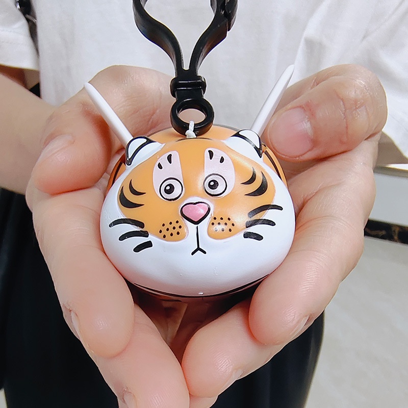 Móc Khóa Hình Gấu Trúc Mũm Mĩm Dễ Thương Có Cánh May Mắn