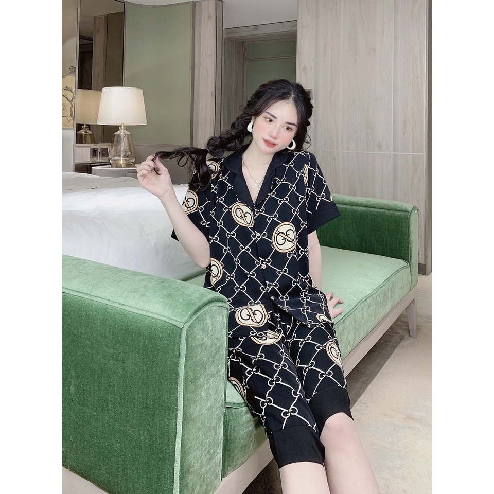 Sét đồ bộ pijama nữ lững thiết kế dể thương sang trọng chất liệu lụa mango latin cao cấp mềm mịn giá tận xưởng free ship