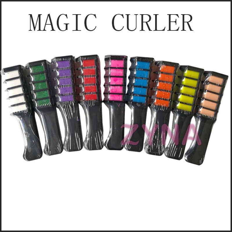 Ready Stock Temporary Hair Chalk Hair Color Comb Dye Salon Party Fans Cosplay Tool &VN