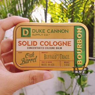 [CHÍNH HÀNG - BYVILAIN HCM] Nước hoa khô Duke Cannon Bourbon Oak Barrel 1,5 oz USA -Hương gỗ sồi ủ rượu Bourbon nồng nàn