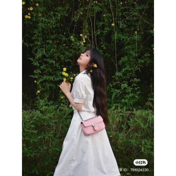 Túi đeo chéo hồng SIZE 23