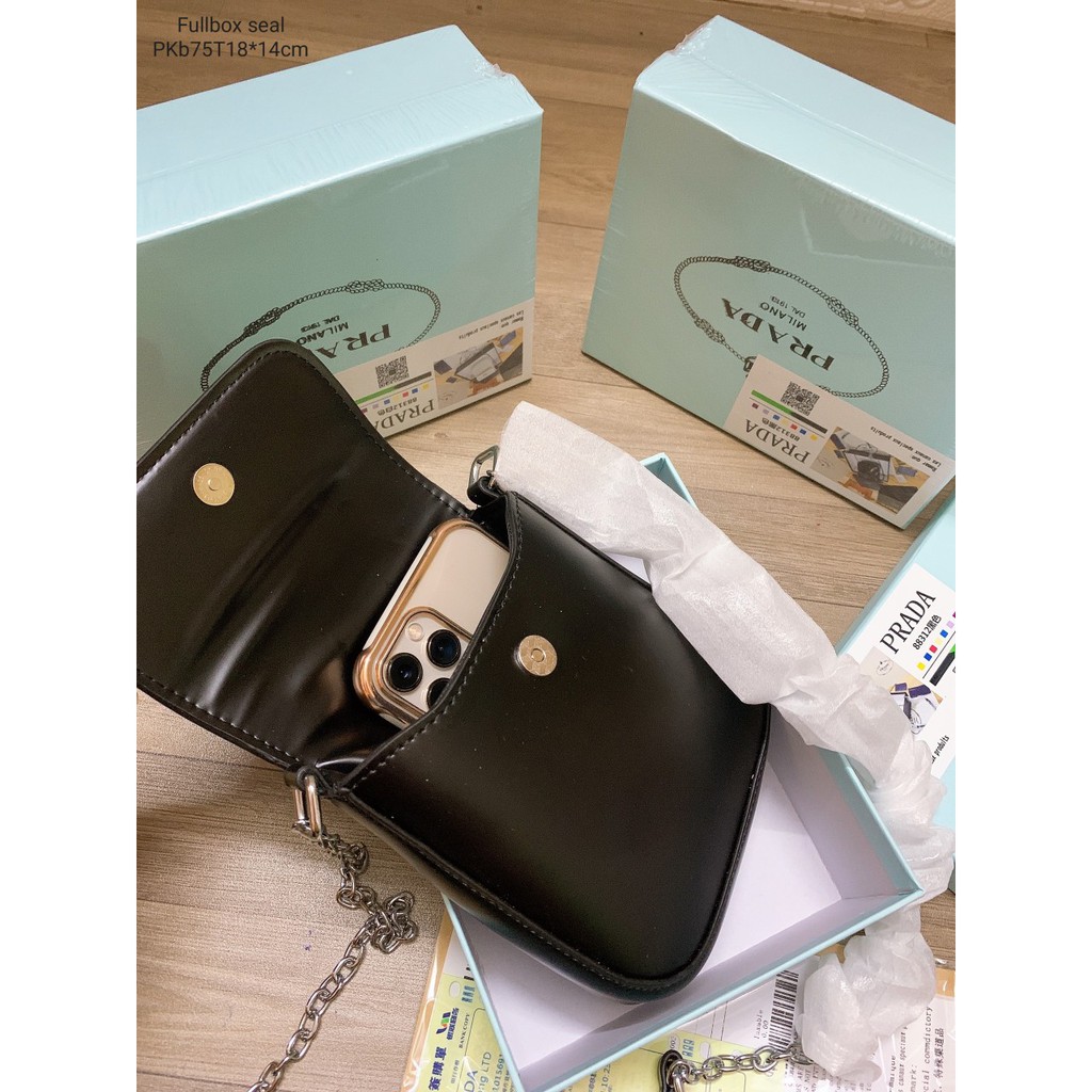 Túi Prada Case Phone size 18*14cm fullbox