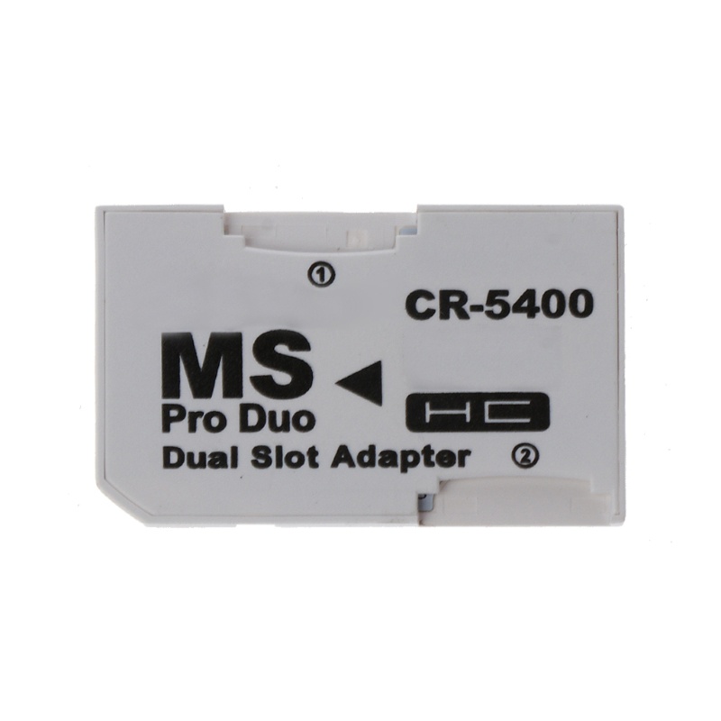 Thanh Chuyển Đổi Thẻ Nhớ TF Sang 2 Khe Cắm MS Pro Cho PSP 1000 2000 3000 CR-5400 CR5400