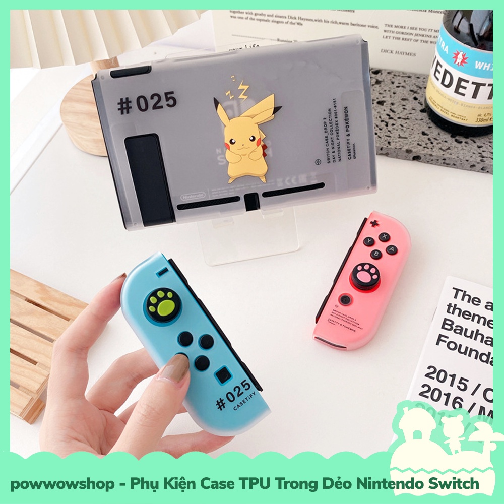 [Sẵn VN - Hỏa Tốc] Phụ Kiện Case Ốp TPU Dẻo Cho Máy Game Cầm Tay Nintendo Switch P-Thunder