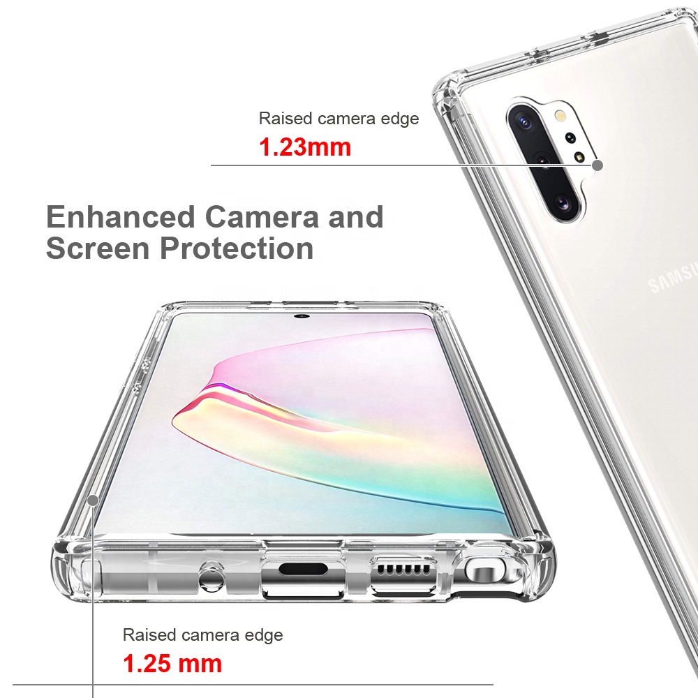Ốp lưng samsung Note 10 / Note 10 lite / Note 10 plus / Note 20 / Note 20 ultra trong suốt cao cấp chính hãng