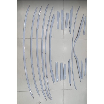 Ốp Mặt Calang Thanh Ngang Cho Xe Vios 2021 2022 Chất Liệu Inox