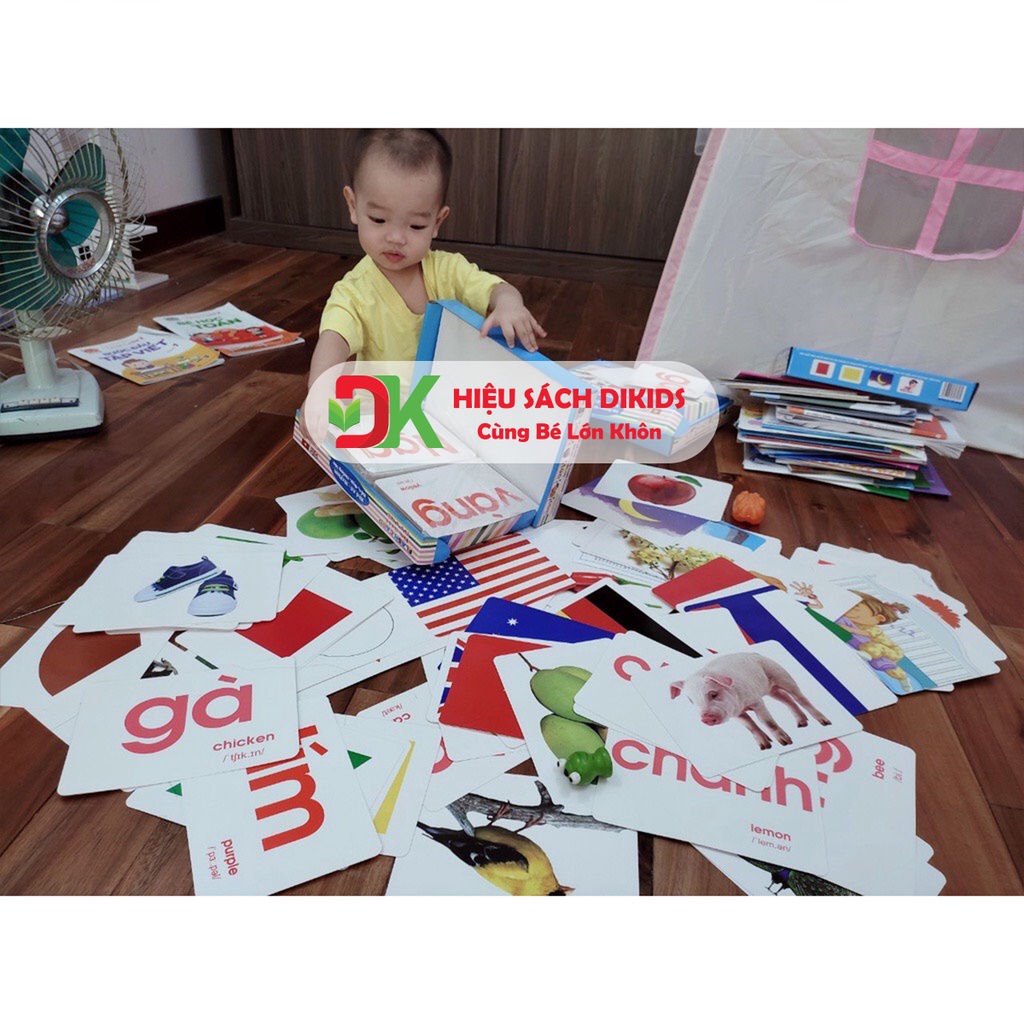 Flashcard Thẻ học thông minh dạy trẻ về thế giới xung quanh tặng kèm file nghe tiếng Anh