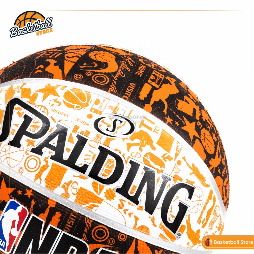 Quả bóng rổ Spalding NBA GRAFFITI | mã 73-722Z (Outdoor)