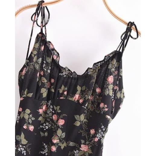 Váy Maxi Nữ, Đầm 2 Dây Thắt Nơ Vai Nhún Ngực Đuôi Cá Form Dáng Thoải Mái, Phù Hợp Đi Chơi, Đi Biển. | BigBuy360 - bigbuy360.vn