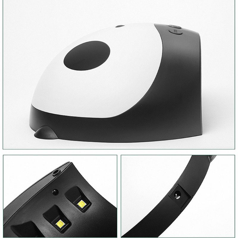 [Hàng mới về] Đèn UV LED sấy khô mọi loại sơn móng tay gel UV/đồ resin nhanh chóng 36W 395NW thiết kế hình gấu trúc