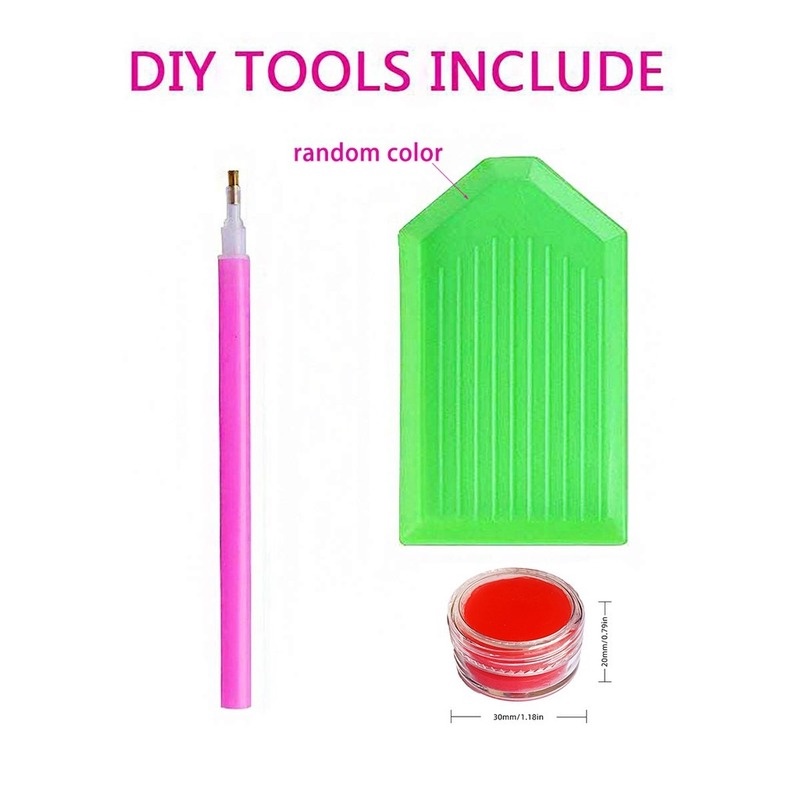 【HF Tùy chỉnh】Tranh 5D DIY Hình tròn và Hình vuông Tùy chỉnh Thích hợp để Trang trí Nội thất