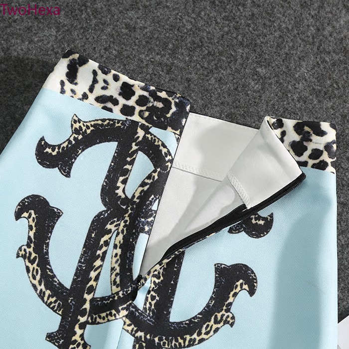 Chân váy bút chì lưng cao hoạ tiết in thiết kế ôm sát tôn dáng cho nữ