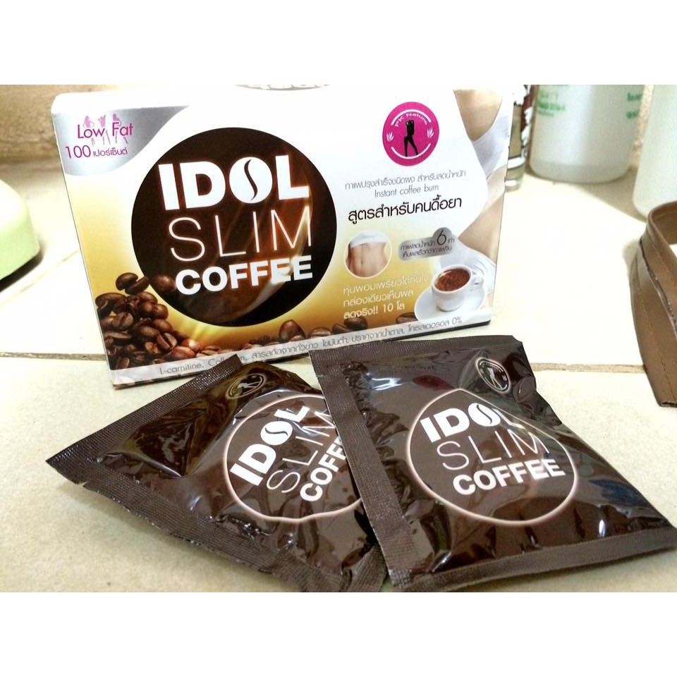 [CHÍNH HÃNG] Giảm cân Idol slim coffee Thái Lan - hộp 10 gói