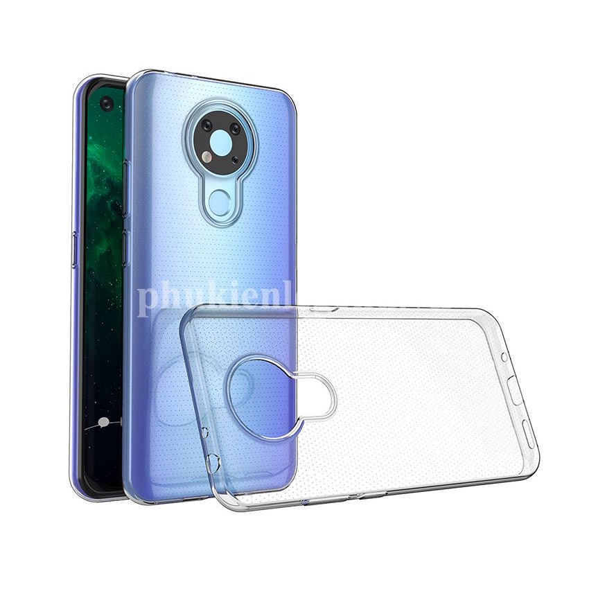 Ốp Lưng Dẻo Trong Suốt Siêu Mỏng cho Nokia 3.4