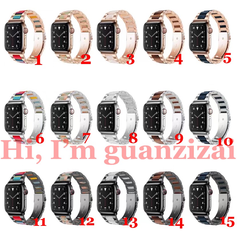 Dây Đeo Tay Bằng Thép Không Gỉ Cho Đồng Hồ Apple Watch 44mm 42mm 40mm 38mm Iwatch Series Se / 6 / 5 / 4 / 3 / 2 / 1