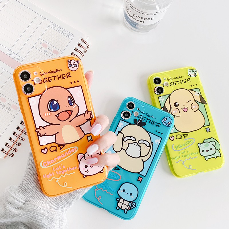 Ốp lưng iphone P0kem0n neon dẻo mềm 5/5s/6/6plus/6s/6splus/7/7plus/8/8plus/x/xr/xs/11/12/pro/max/plus/promax | BigBuy360 - bigbuy360.vn