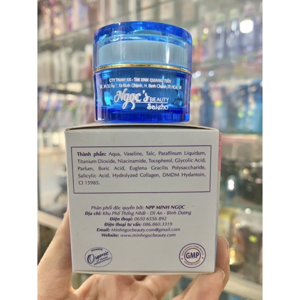 kem Ngọc’s ngừa lão hoá,giúp tái tạo da,dưỡng trắng da,mờ nếp nhăn,cân bằng độ ẩm hủ 12G