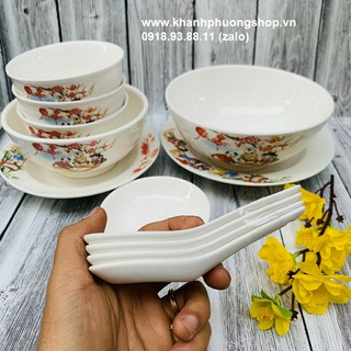 bộ chén tô dĩa sứ - chén tô dĩa sứ