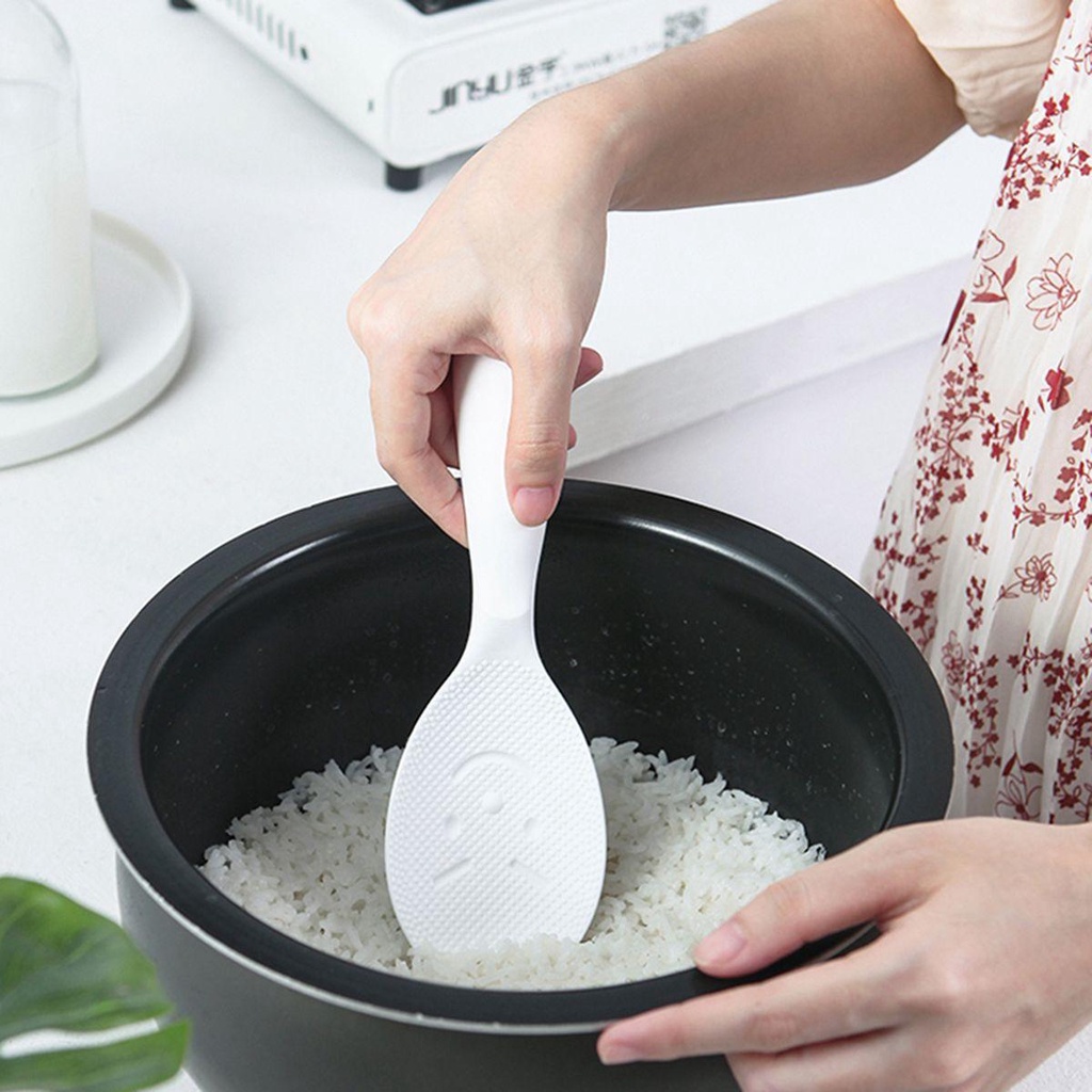 Muỗng Ăn Cơm Chống Dính Kiểu Dáng Dễ Thương Tiện Dụng