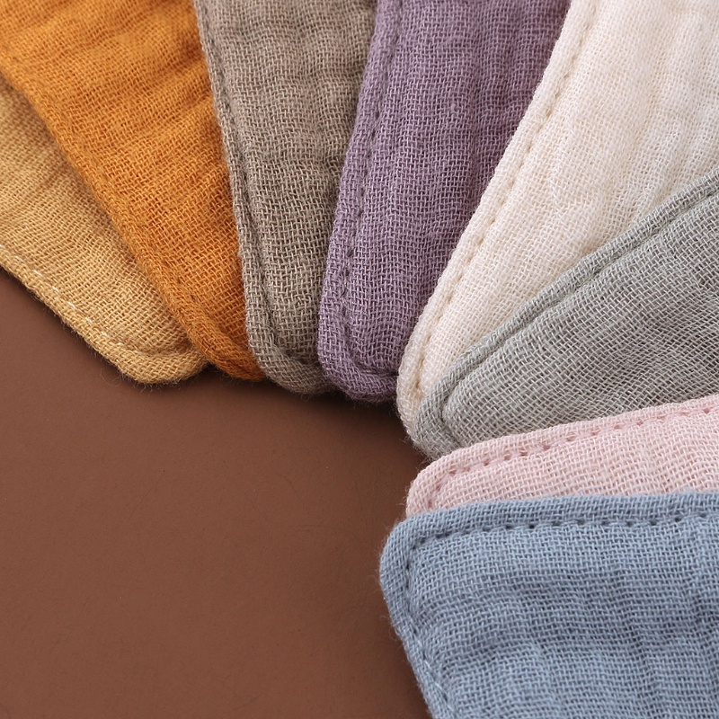 Khăn Cotton Hình Tròn Dành Cho Bé Mọc Răng