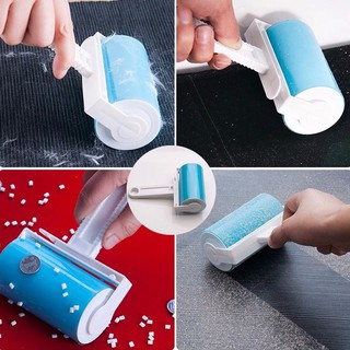 Dust Removal Brush Fluff Cleaner Sticky Roller Carpet Pet Hair Clothes Reusable