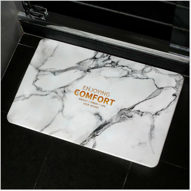 Thảm đá thạch anh siêu thấm hút tiện dụng sử dụng cho nhà vệ sinh