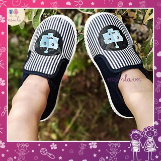Giày slipon vải cho bé trai NomNom MamLa