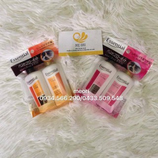 Bộ dầu gội - xả Essential mini 45ml- Nhật