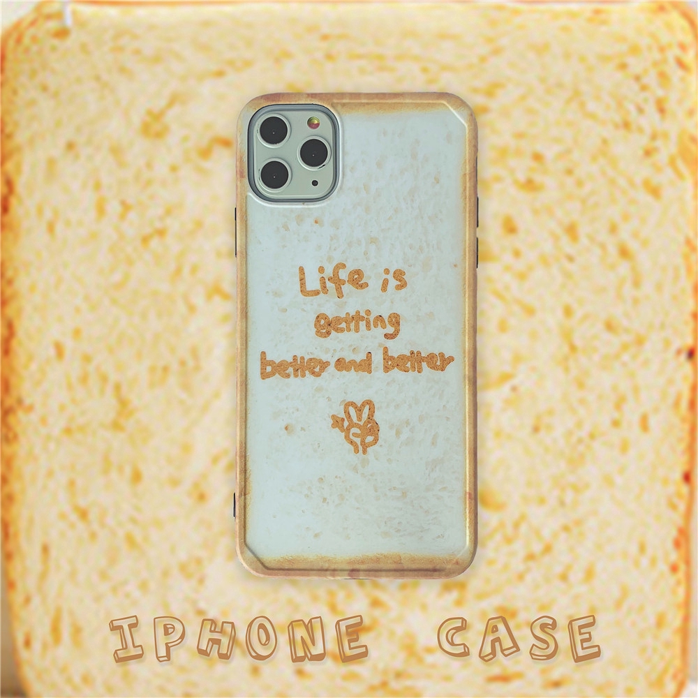 Ốp Điện Thoại Hình Bánh Mì Xinh Xắn Cho Iphone X Xr Xs Max 7 Plus 8 8 Plus 11 Pro Max | BigBuy360 - bigbuy360.vn