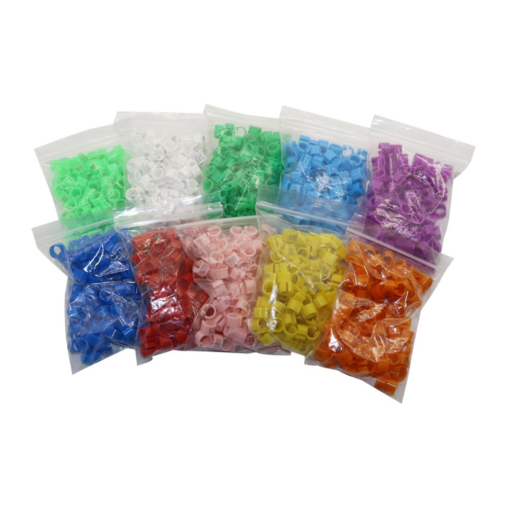 Set 100 vòng đánh số 001-100 cho chim cảnh