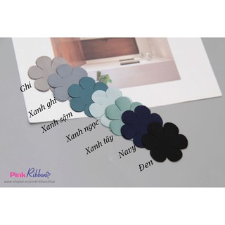 *TÚI 10C - CÁNH HOA LỤA 6 CÁNH 2 CỠ 6CM VÀ 8CM dùng làm hoa vải, hoa cài áo, hoa trang trí may mặc, phụ liệu mặc