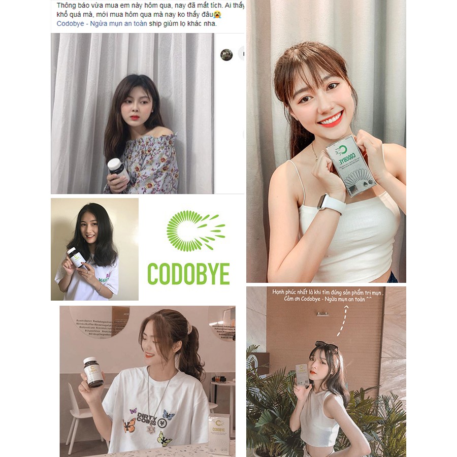 Viên Uống Mụn CODOBYE ® hộp 60v - Thảo Dược An Toàn | BigBuy360 - bigbuy360.vn