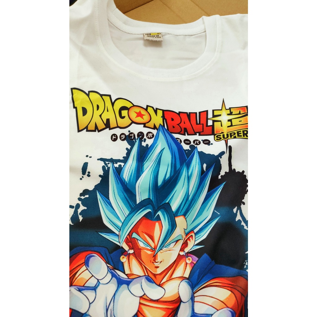 Áo Thun Nam Tay Ngắn Dragon Ball in hình Goku Ảnh Thật Vải Thái