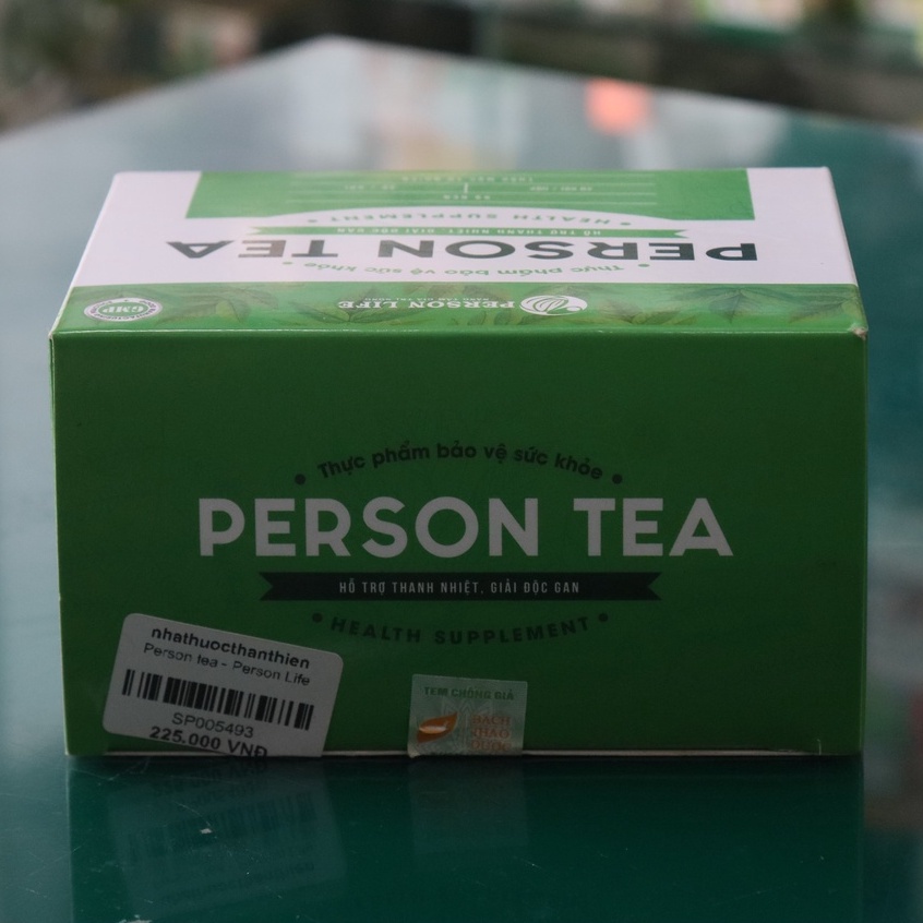 Person Tea – Hỗ trợ tăng cường chức năng gan, thanh nhiệt, giải độc (Hộp 20 gói x 3g)
