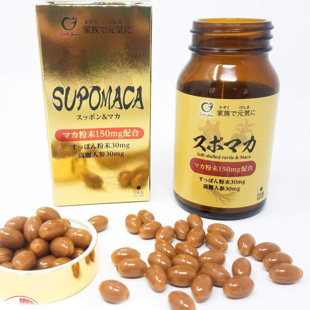 Sâm Supomaca – Hỗ trợ tăng cường sinh lý nam, làm chậm mãn dục, ngăn ngừa xuất tinh sớm (90 viên nang)