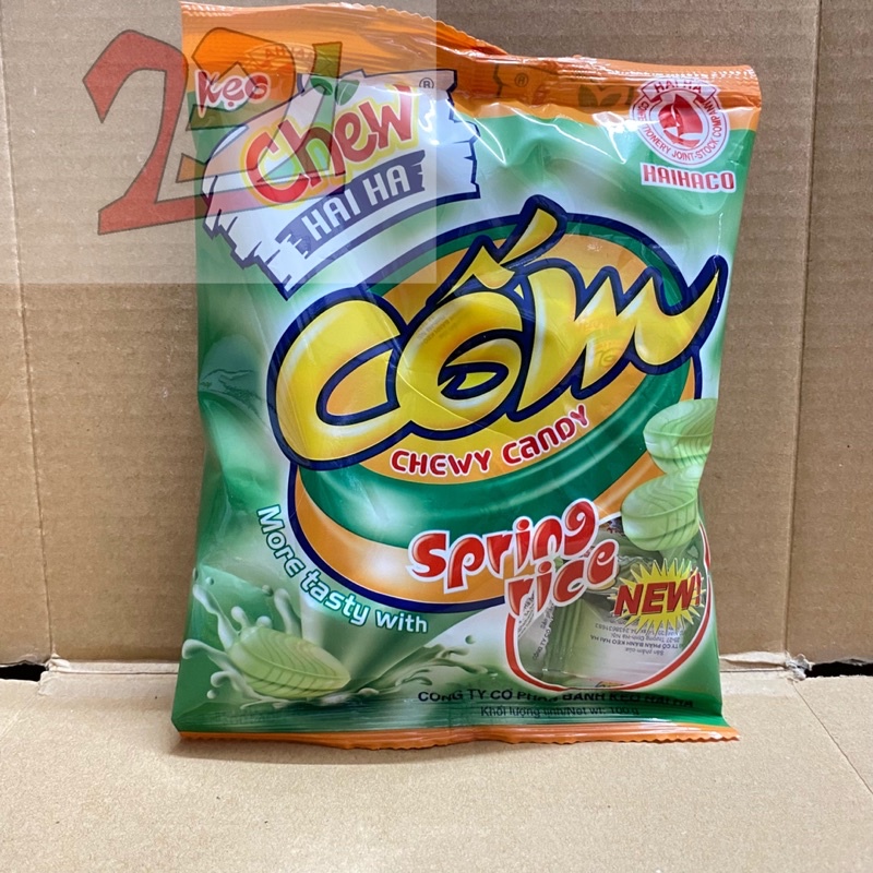 [100g][Vị Cốm] Túi Kẹo Chew Hải Hà