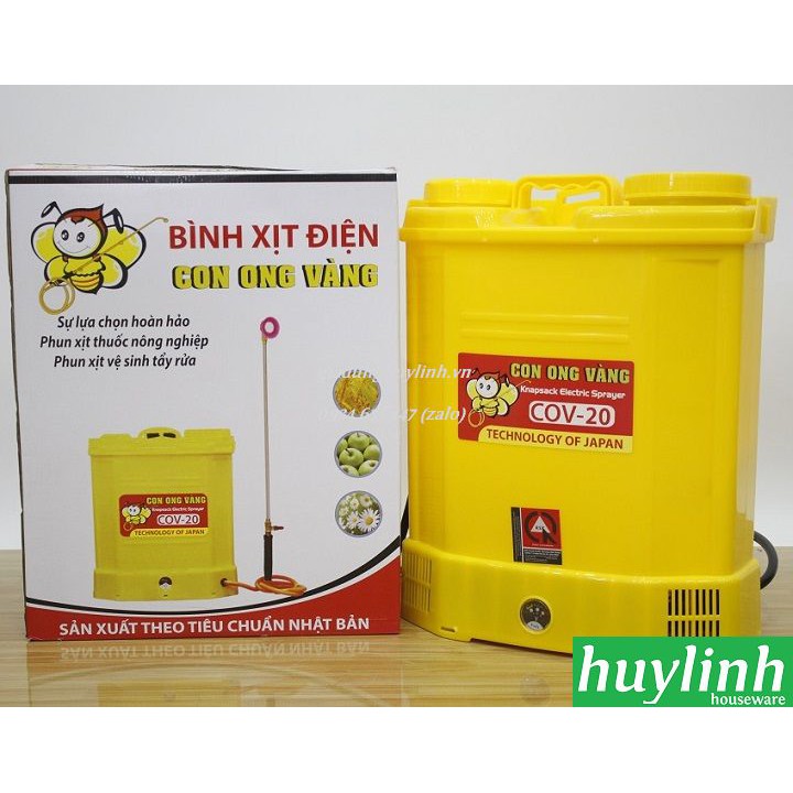 Bình xịt điện phun thuốc trừ sâu Con Ong Vàng COV20 - 20 lít