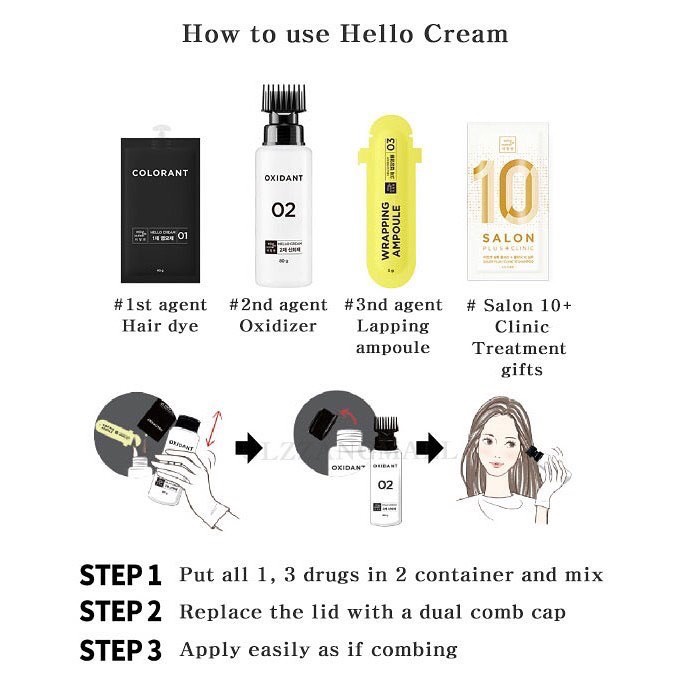 [BỀN MÀU] Thuốc nhuộm tóc tại nhà màu Warm Coral | Nhuộm tóc Hello Cream Mise En Scene 10WC Hồng san hô